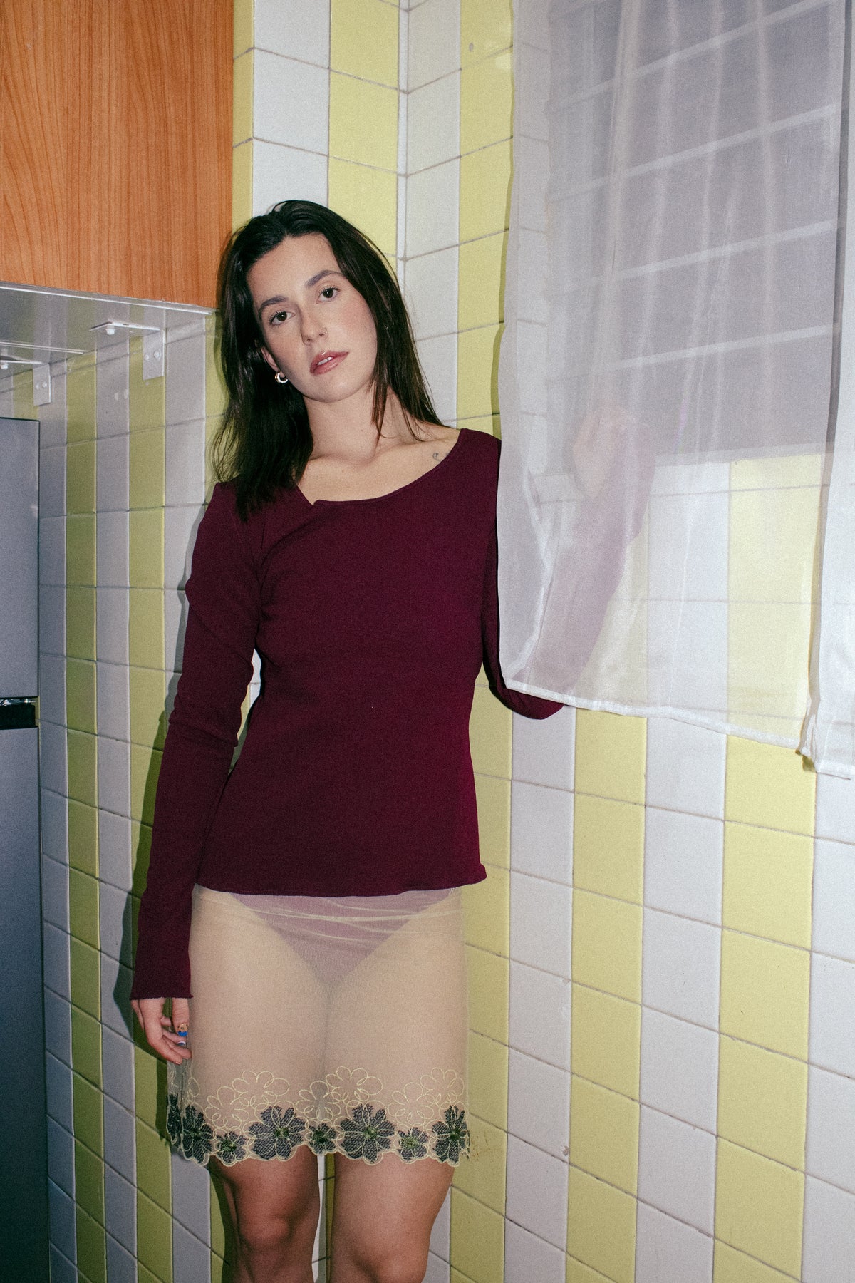 Top Marina Burgyndy